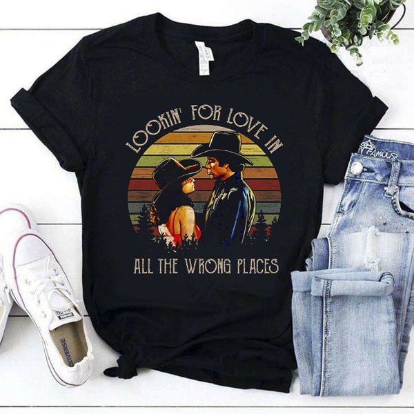 lookin' for love in all the wrong places t shirt black cotton ladies s-3xl
lookin' for love in all the wrong places t shirt black cotton ladies s-3xl