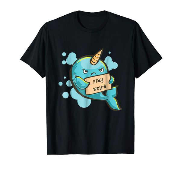 narwhal t-shirt stay weird short sleeve men t shirt summer fashion unique classic cotton men tee
narwhal t-shirt stay weird short sleeve men t shirt summer fashion unique classic cotton men tee
