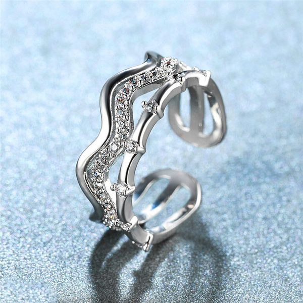 wedding rings luxury female white crystal stone ring vintage silver color for women charm hollow wave open engagement, Slivery;golden
wedding rings luxury female white crystal stone ring vintage silver color for women charm hollow wave open engagement, Slivery;golden