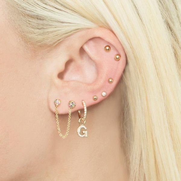 925 sterling silver double balls charm earring half ball stud gold filled tassel chain pave rainbow cz delicate vermeil jewelry, Golden;silver
925 sterling silver double balls charm earring half ball stud gold filled tassel chain pave rainbow cz delicate vermeil jewelry, Golden;silver