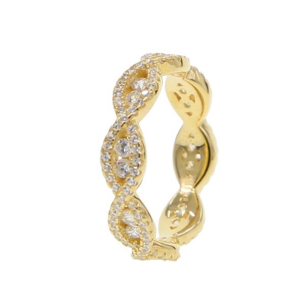 gold vermeil 925 sterling silver engagement band ring sparking bling cz infinity rings for women, Golden;silver
gold vermeil 925 sterling silver engagement band ring sparking bling cz infinity rings for women, Golden;silver