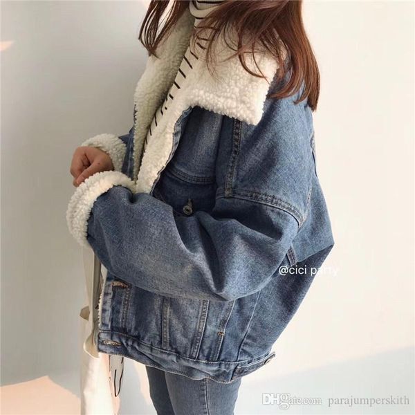 lamb wool thick warm fleece coats casual women loose coat winter women designer coat fashion faux, Black
lamb wool thick warm fleece coats casual women loose coat winter women designer coat fashion faux, Black
