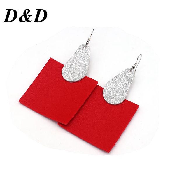 dangle & chandelier d&d fashion big squares and irregular geometry of stud earrings pu leather ear hook pendant jewelry, Silver
dangle & chandelier d&d fashion big squares and irregular geometry of stud earrings pu leather ear hook pendant jewelry, Silver