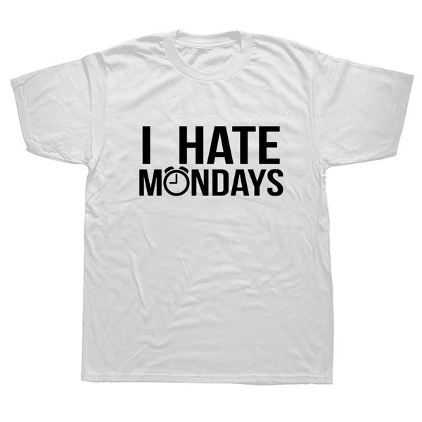 i hate mondays funny slogan work job joke lazy mens t-shirt gift funny birthday printed t shirt men cotton t-shirt new style
i hate mondays funny slogan work job joke lazy mens t-shirt gift funny birthday printed t shirt men cotton t-shirt new style