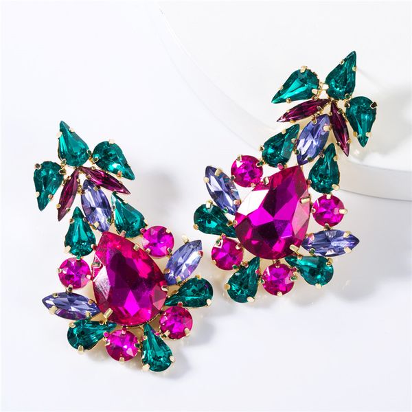 dangle & chandelier earings fashion jewelry 2021 european exaggerated multi-layer drop-shaped glass women's banquet party earrings, Silver
dangle & chandelier earings fashion jewelry 2021 european exaggerated multi-layer drop-shaped glass women's banquet party earrings, Silver