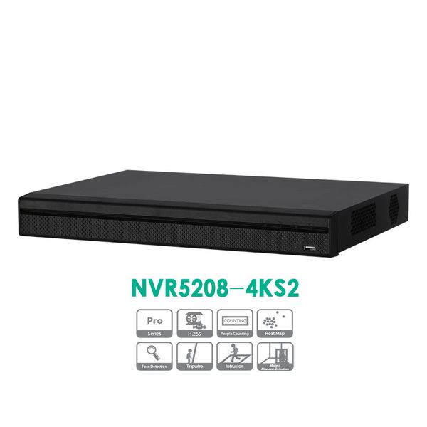 kits 4k h.265 no poe lite network video recorder for 4mp 8mp ip camera with 2 sata ports nvr5208-4ks2, Black;white 
kits 4k h.265 no poe lite network video recorder for 4mp 8mp ip camera with 2 sata ports nvr5208-4ks2, Black;white