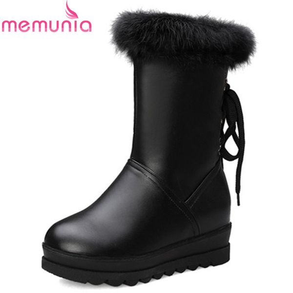 boots memunia 2021 women ankle round toe lace up winter snow sweet comfortable wedges platform shoes woman, Black
boots memunia 2021 women ankle round toe lace up winter snow sweet comfortable wedges platform shoes woman, Black