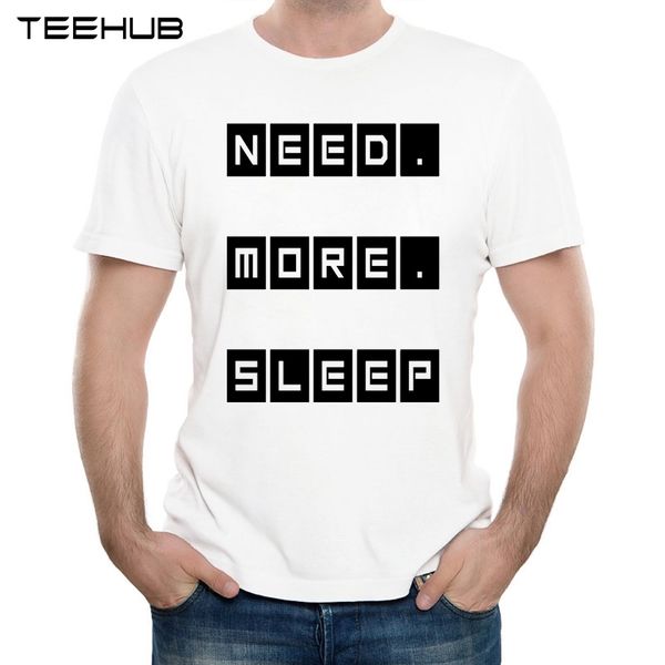 новые поступления 2019 мужская летняя мода нужно больше спать печатается с коротким рукавом футболка прохладный tops soft tee