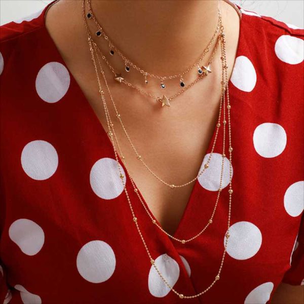 bohemia gold rose pendant necklace for women multi-layer heart cross leaf hand chain choker jewelry collares wholesale 200pcs, Silver
bohemia gold rose pendant necklace for women multi-layer heart cross leaf hand chain choker jewelry collares wholesale 200pcs, Silver