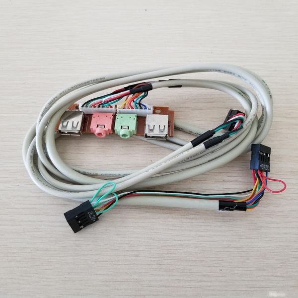 10pcs/lot deskcomputer chassis front pannel i/o usb2.0 ac97/hd audio mic headphone 3.5mm plug cable 65cm
10pcs/lot deskcomputer chassis front pannel i/o usb2.0 ac97/hd audio mic headphone 3.5mm plug cable 65cm