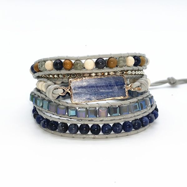 tennis 2021 natural stone leather charms bracelet femme lapis-lazuli mix 5 strands woven beads wrap couple bracelets for women bohemian, Golden;silver
tennis 2021 natural stone leather charms bracelet femme lapis-lazuli mix 5 strands woven beads wrap couple bracelets for women bohemian, Golden;silver