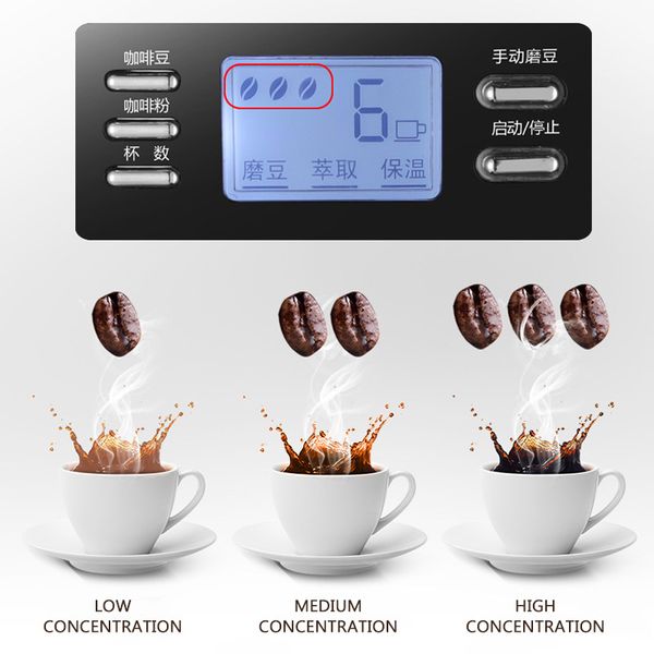 automatic coffee machine home grinder machine freshly cooked boiled drip type american coffee pot tea machine bg-315t
automatic coffee machine home grinder machine freshly cooked boiled drip type american coffee pot tea machine bg-315t