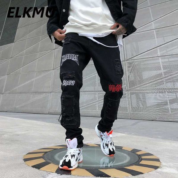 elkmu hip hop hole denim pants black skinny jeans men fashion graffiti streetwear destroyed ripped jeans male harajuku he203, Blue
elkmu hip hop hole denim pants black skinny jeans men fashion graffiti streetwear destroyed ripped jeans male harajuku he203, Blue