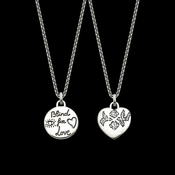 new arrive retro style men lady brass engagement long necklace with carving g letter pattern round heart pendant, Silver
new arrive retro style men lady brass engagement long necklace with carving g letter pattern round heart pendant, Silver