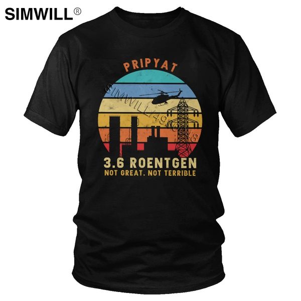 3,6 рентген не великий не terrible tshirt мужчины 100% хлопок короткие рукава чернобыльская тенниска tv show nuclear power station tee top
3,6 рентген не великий не terrible tshirt мужчины 100% хлопок короткие рукава чернобыльская тенниска tv show nuclear power station tee top