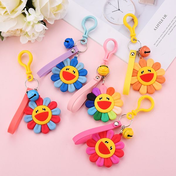 keychains new colorful soft sunshine smile keychain sun flower keychain car sunflower keyring pendant jewelry event gift, Silver
keychains new colorful soft sunshine smile keychain sun flower keychain car sunflower keyring pendant jewelry event gift, Silver