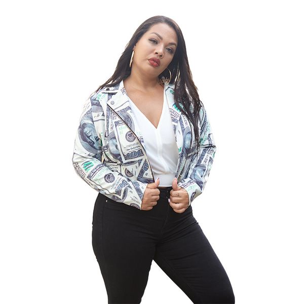 banknote locomotive womens designer jackets spring autumn tie dye long sleeve plus slim skateboard women coats, Black;brown
banknote locomotive womens designer jackets spring autumn tie dye long sleeve plus slim skateboard women coats, Black;brown
