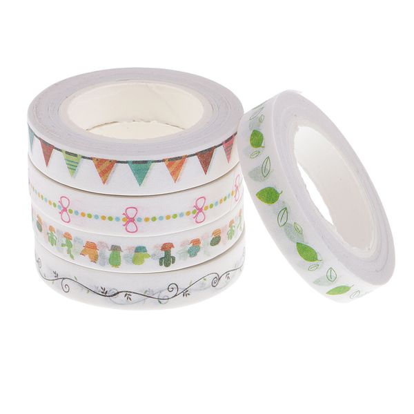5 pcs decorative paper tape sticker self adhesive tape hand tear paper masking tape diy handmade craft
5 pcs decorative paper tape sticker self adhesive tape hand tear paper masking tape diy handmade craft