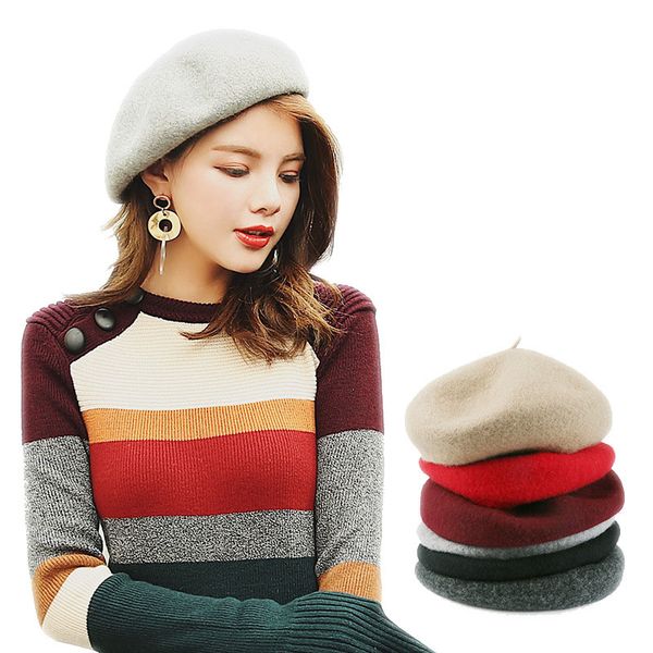 berets women's beret autumn and winter wear woolen octagonal hat british retro casual painter's, Blue;gray
berets women's beret autumn and winter wear woolen octagonal hat british retro casual painter's, Blue;gray