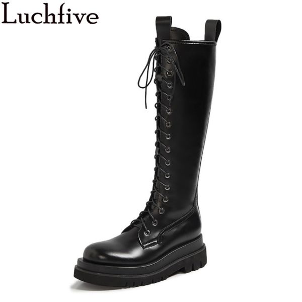 british style cowboy knight boots black thick sole lace up spring winter shoes women leather knee high long boots for woman
british style cowboy knight boots black thick sole lace up spring winter shoes women leather knee high long boots for woman