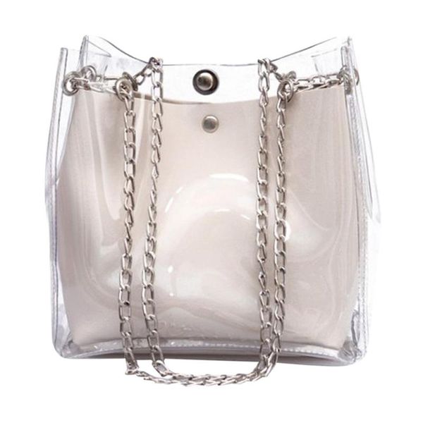 women small bucket bags plastic transparent totes composite chain bag female mini jelly handbags bolsa feminina
women small bucket bags plastic transparent totes composite chain bag female mini jelly handbags bolsa feminina