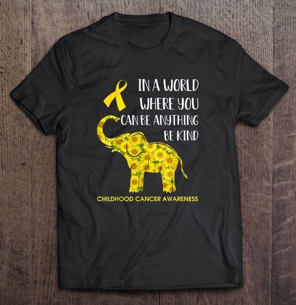 in a world where you can be anything be kind childhood cancer awareness sunflower elephant version - t-shirts
in a world where you can be anything be kind childhood cancer awareness sunflower elephant version - t-shirts