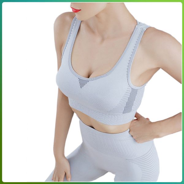 seamless breathable fake two sports bra women padded push up yoga bras vest high-intensity gather gym fitness underwear quickdry, White;black
seamless breathable fake two sports bra women padded push up yoga bras vest high-intensity gather gym fitness underwear quickdry, White;black
