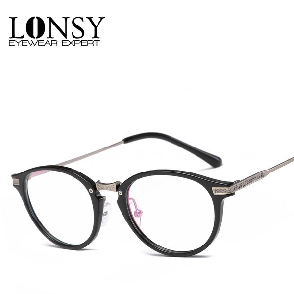 lonsy vintage round women men eyeglasses retro blue light myopia glasses fashion finished prescription eyeglasses with box, White;black
lonsy vintage round women men eyeglasses retro blue light myopia glasses fashion finished prescription eyeglasses with box, White;black