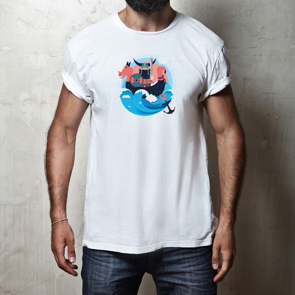 funny cartoon viking sailor explorer 100% cotton mens t-shirt tshirt tee cool casual pride t shirt men new fashion
funny cartoon viking sailor explorer 100% cotton mens t-shirt tshirt tee cool casual pride t shirt men new fashion