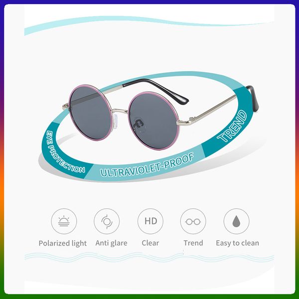 sunglasses polarized for kids uv400 fashion round sun glasses vintage girls boys eyewear metal frame eye, White;black
sunglasses polarized for kids uv400 fashion round sun glasses vintage girls boys eyewear metal frame eye, White;black