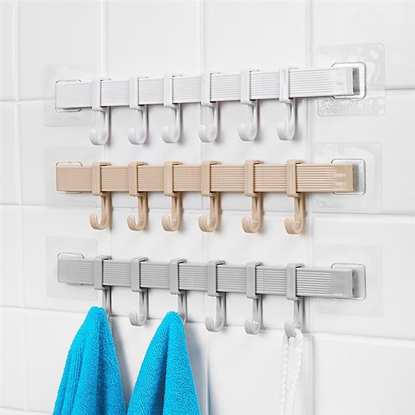 6 even row of hooks strong self-adhesive hook bathroom nail-seamless rack hanger hook shelves bathroom organizer
6 even row of hooks strong self-adhesive hook bathroom nail-seamless rack hanger hook shelves bathroom organizer