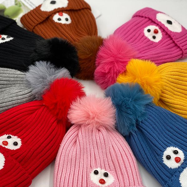 beanie/skull caps 2021 children winter hats baby kids girl knitted snowman beanies hair ball thick boys girls warm hat red color, Blue;gray
beanie/skull caps 2021 children winter hats baby kids girl knitted snowman beanies hair ball thick boys girls warm hat red color, Blue;gray