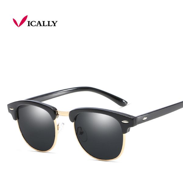 new fashion semi rimless polarized sunglasses men women brand designer half frame sun glasses classic uv400, White;black
new fashion semi rimless polarized sunglasses men women brand designer half frame sun glasses classic uv400, White;black