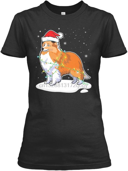 мужчины футболка шелти собака санта свет рождества дерево o женщины t-shirt 
мужчины футболка шелти собака санта свет рождества дерево o женщины t-shirt