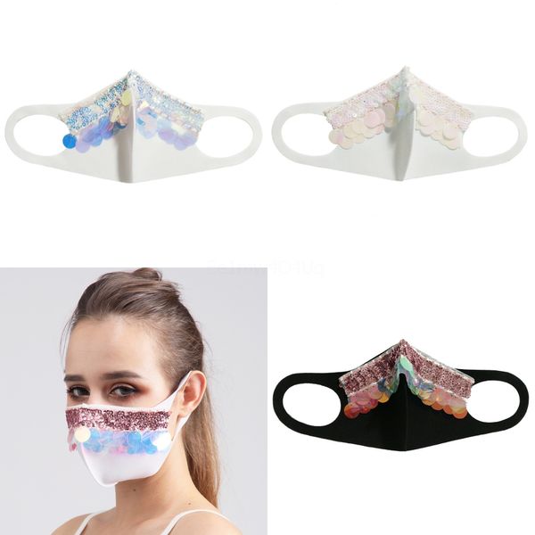 8 color sequin mask anti-fog dust-proof cloth bling bling mouth cover earloop 2layers face mask for adultjj551#563, Black
8 color sequin mask anti-fog dust-proof cloth bling bling mouth cover earloop 2layers face mask for adultjj551#563, Black