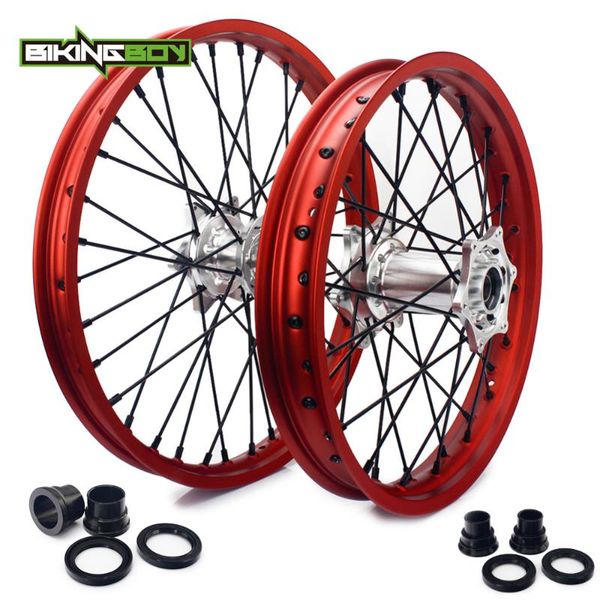 bikingboy 21/19/18 front rear wheel rims hubs for exc 200 250 03-15 exc 300 04-15 400 04-11 525 03-07 530 08-11
bikingboy 21/19/18 front rear wheel rims hubs for exc 200 250 03-15 exc 300 04-15 400 04-11 525 03-07 530 08-11