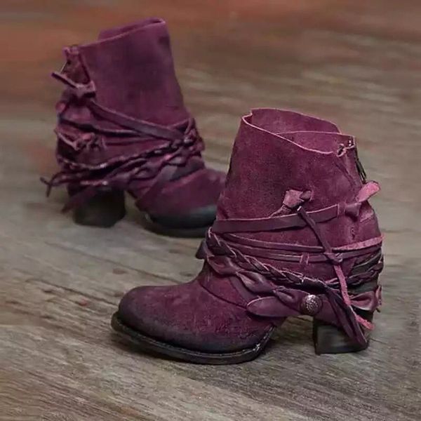 boots winter tassel strap women flock sewing fashion chunky high heel zip solid rubber sole retro casual shoes ladies female, Black
boots winter tassel strap women flock sewing fashion chunky high heel zip solid rubber sole retro casual shoes ladies female, Black