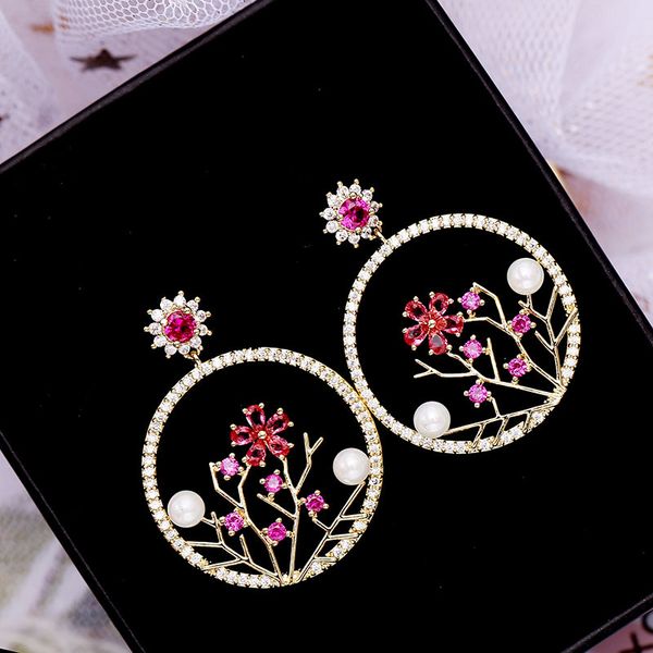 brand design silver earrings for girls circle flower earring jewelry luxury cubic zirconia ear studs wholesale
brand design silver earrings for girls circle flower earring jewelry luxury cubic zirconia ear studs wholesale