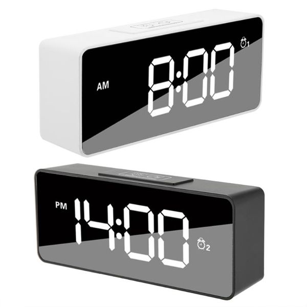 large led digital alarm music snooze clock usb mirror light display 6" screen
large led digital alarm music snooze clock usb mirror light display 6" screen