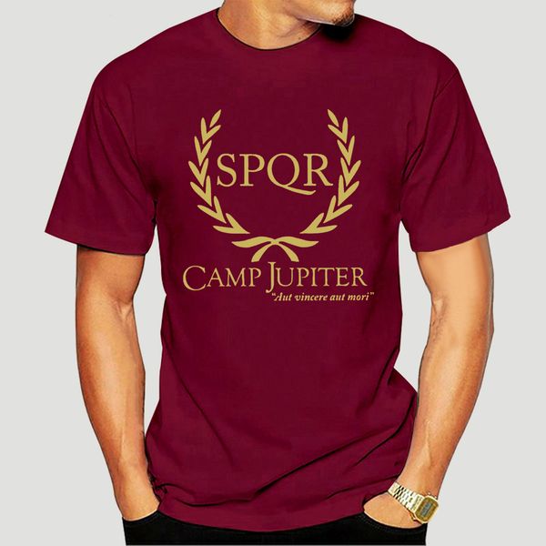 men spqr t shirt camp jupiter camp halfblood percy jackson t-shirts stylish crewneck short sleeve tee shirt plus size-3040d