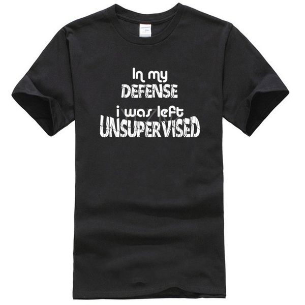 in my defence i was left unsupervised t-shirt tee tshirt funny humour fun mens
in my defence i was left unsupervised t-shirt tee tshirt funny humour fun mens