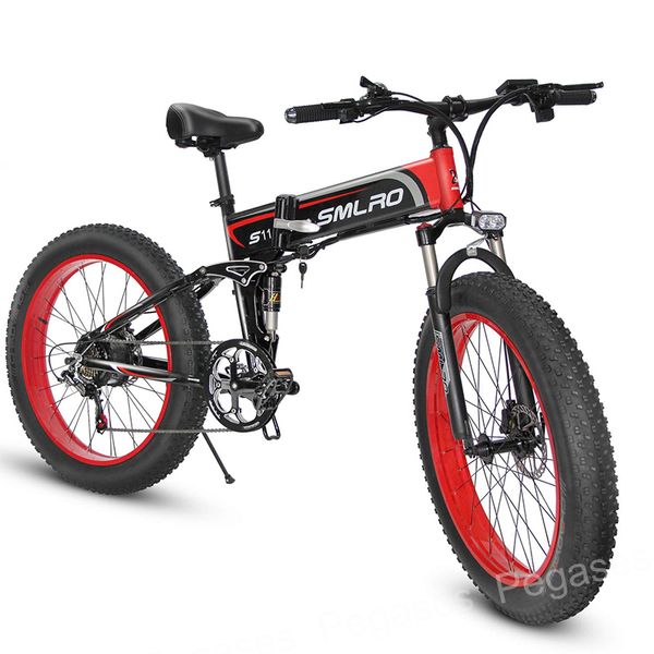 500w 21 speeds 48v 26 inch fat tire mens mountain e-bike with hydraulic disc brakes and lcd display folding ebike, Silver;blue
500w 21 speeds 48v 26 inch fat tire mens mountain e-bike with hydraulic disc brakes and lcd display folding ebike, Silver;blue