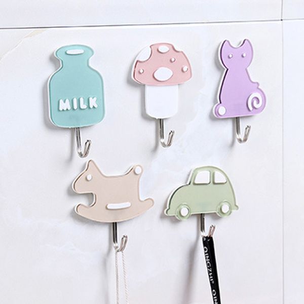 1pcs wall-mounted cute clothes hanger wall-mounted coat hook decoration key chain hat scarf storage rack wall hook
1pcs wall-mounted cute clothes hanger wall-mounted coat hook decoration key chain hat scarf storage rack wall hook