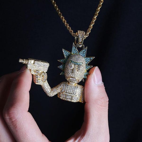 pendant necklaces cool men's hip hop/punk wind crystal cubic zirconia necklace, Silver
pendant necklaces cool men's hip hop/punk wind crystal cubic zirconia necklace, Silver