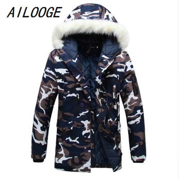 ailooge brand clothing sale fashion camouflage parkas men medium-long winter coat thickening cotton-padded jacket, Black
ailooge brand clothing sale fashion camouflage parkas men medium-long winter coat thickening cotton-padded jacket, Black