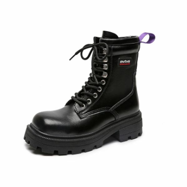first layer leather boots women motorcycle short boots leather thick soled women leisure shoes high heels, Black
first layer leather boots women motorcycle short boots leather thick soled women leisure shoes high heels, Black