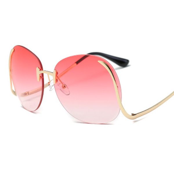 sunglasses luxury frameless ocean bent leg square sun glasses metal color brand design 2021 feminino uv400, White;black
sunglasses luxury frameless ocean bent leg square sun glasses metal color brand design 2021 feminino uv400, White;black