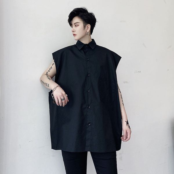 men's casual shirts male japan korea style white black shirt men back splice pocket streetwear hip hop loose sleeveless
men's casual shirts male japan korea style white black shirt men back splice pocket streetwear hip hop loose sleeveless