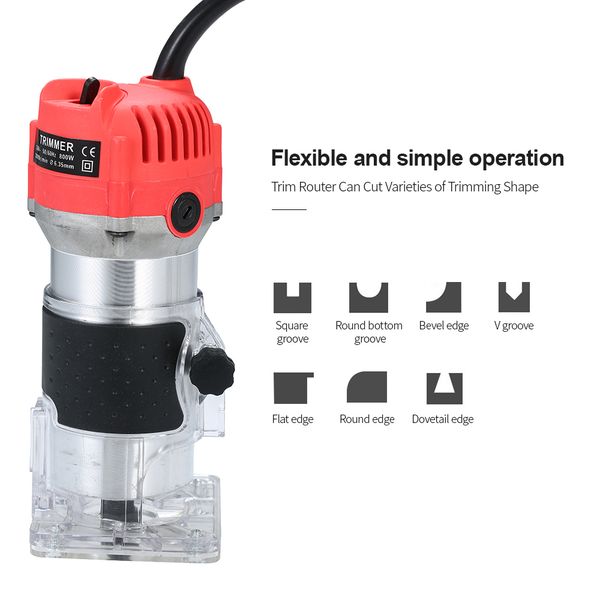 new arrival 2020 800w electric trimmer handheld laminate edge trimmer collet wood router woodworking milling engraving slotting machine
new arrival 2020 800w electric trimmer handheld laminate edge trimmer collet wood router woodworking milling engraving slotting machine