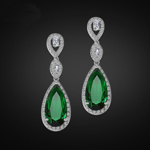dangle & chandelier bilincolor fashion trendy simple long green cubic zirconia drop earring female for bridal, Silver
dangle & chandelier bilincolor fashion trendy simple long green cubic zirconia drop earring female for bridal, Silver